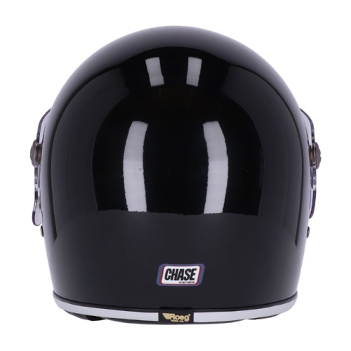 ROEG CHASE MOTORCYCLE HELMET BLACK GLOSS